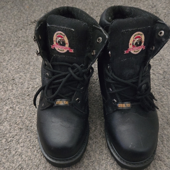 Brahma Other - Men's Brahma Black and Red Logo Boots